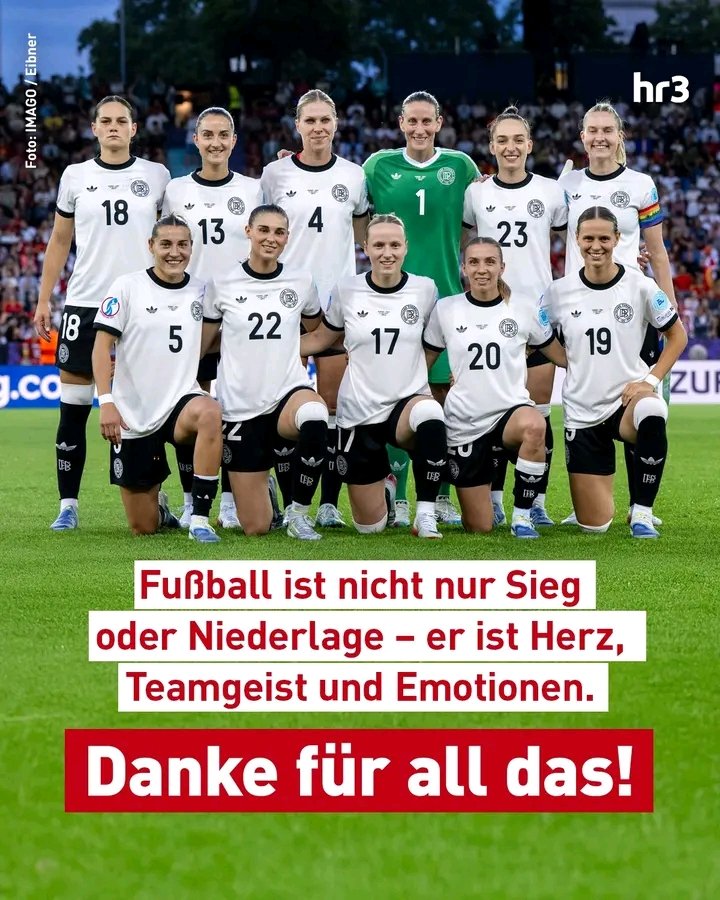 babsi1215572's tweet image. ⚽️⚽️⚽️⚽️
Sie haben alles gegeben
Auch wenn sie mit 0- 1 gegen eine technisch starke spanische Mannschaft verloren haben,sagen wir Danke für eine tolle EM
Glückwunsch zu so einer hervorragenden Leistung
❤️❤️❤️❤️❤️❤️❤️❤️