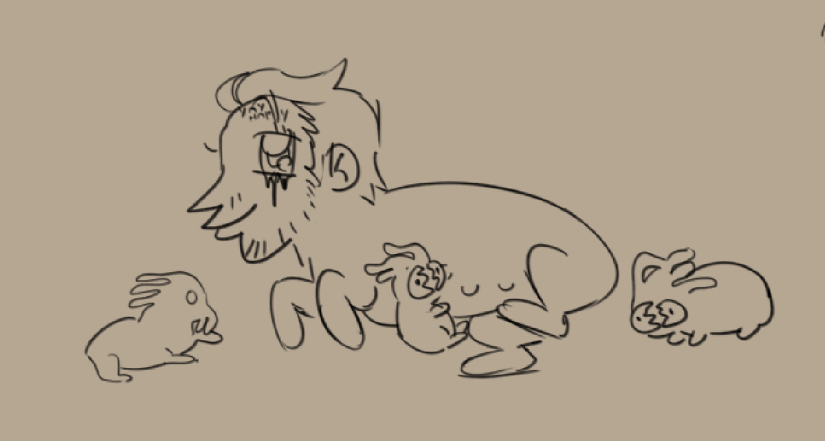 giggleguppy's tweet image. HEARTWARMING: precious peter had his first litter &lt;3 press the like button to kill him forever