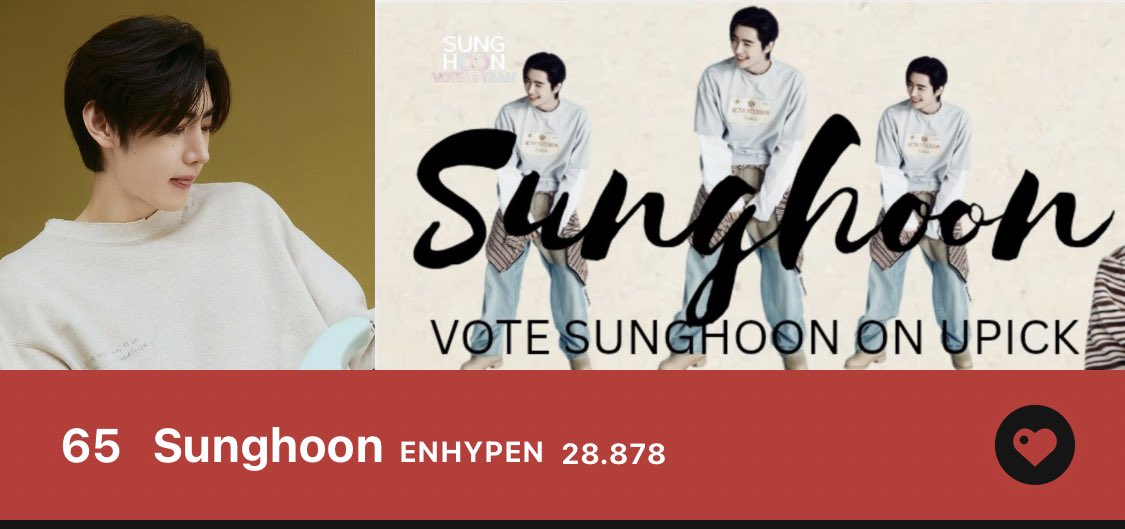 Sunghoonvt_id's tweet image. CHOEAEDOL 🔹 072425
Jangan lupa drop DAILY HEARTS kalian di Choeaedol official banner Sunghoon Team❤
📍: #65🚨
Kumpulkan dan simpan 3000 EVER HEART❤ per hari
📌 55.555.555
🗓️ 8 Desember 2025
#SUNGHOON #ENHYPEN
