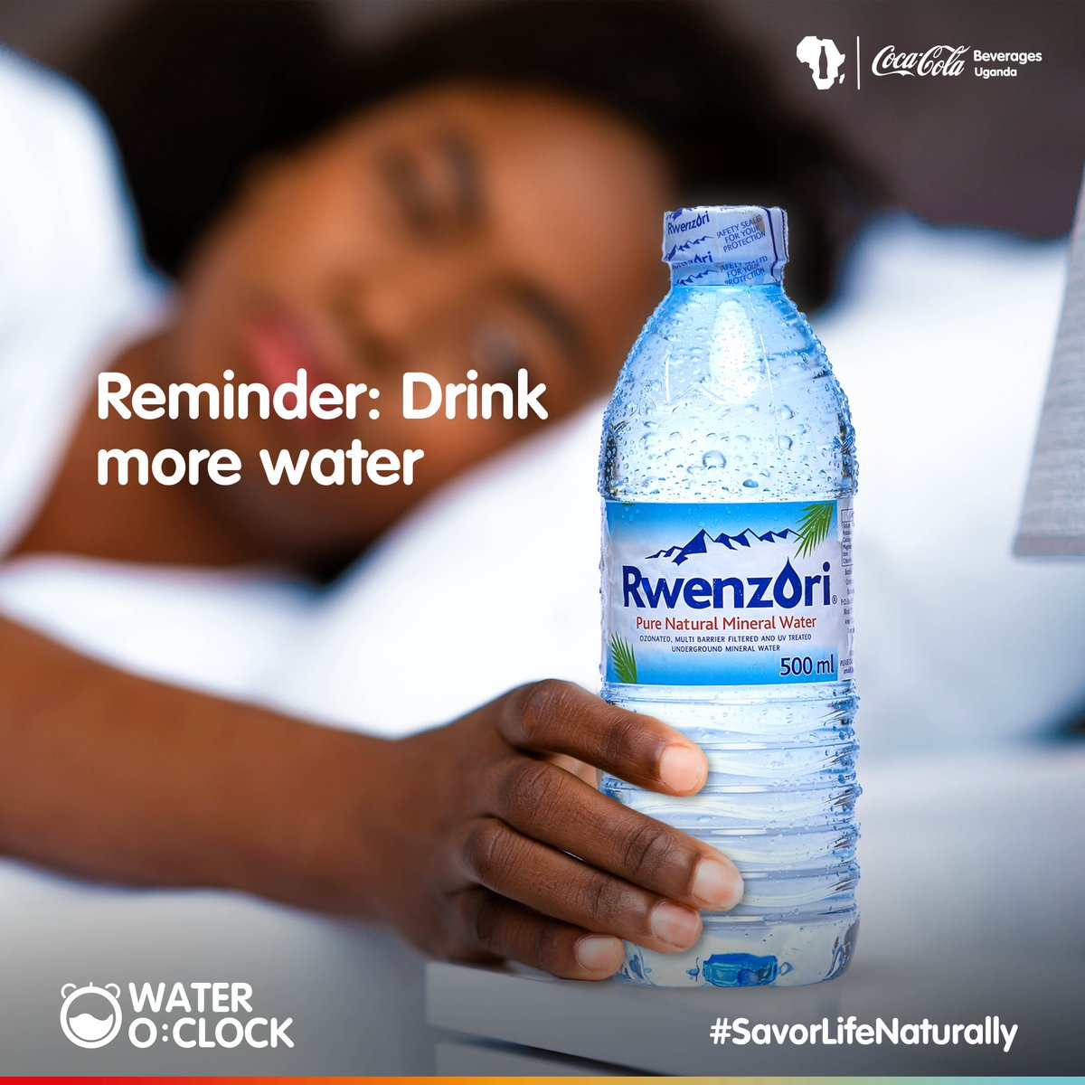 CocaColaBevUg's tweet image. Hydration before notifications, that’s the real morning power move. If reaching for water before your phone isn’t your morning habit… start over
#SavourLifeNaturally
#WaterOclock
#RefreshUG
#CCBU