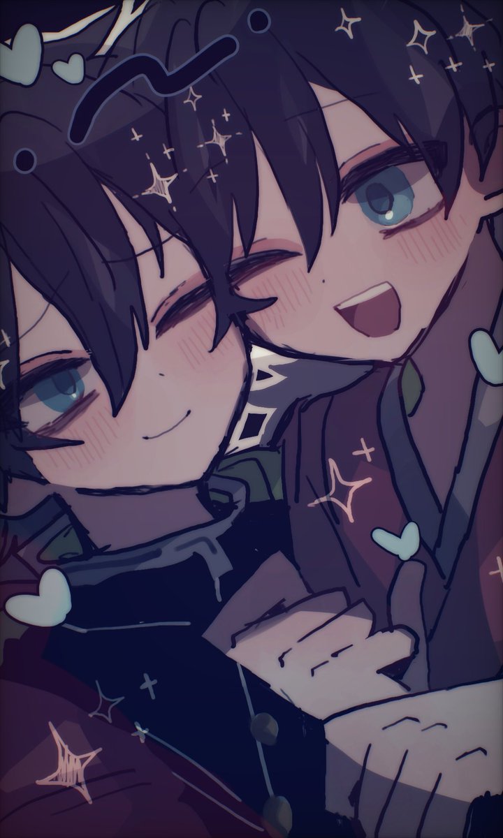kyukyu_tata's tweet image. Wとみぉか描いたんですけど……誰かわからなくて……ボツになりまし……😞