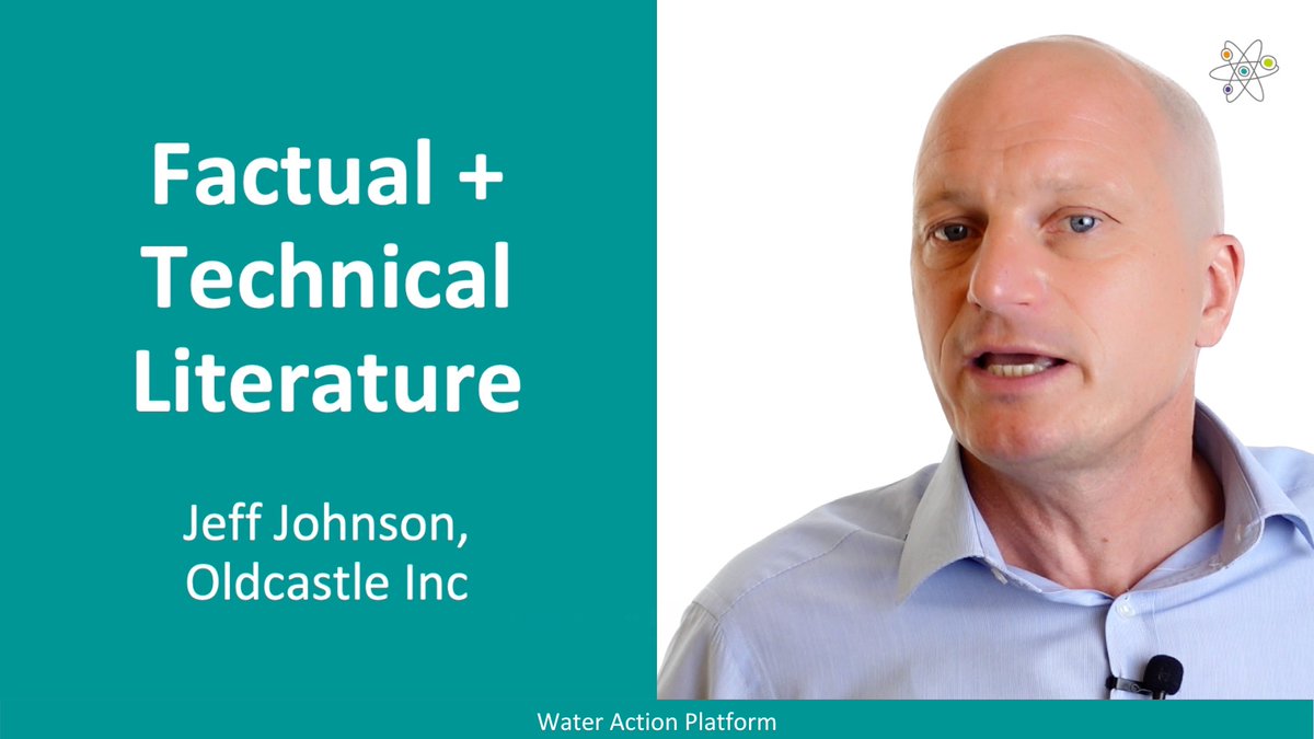 We’ve talked about children’s literature.
We’ve talked about sci-fi.
Now, to talk about factual and technical literature, Dr. Piers Clark brings in Jeff Johnson, from Oldcastle Inc.