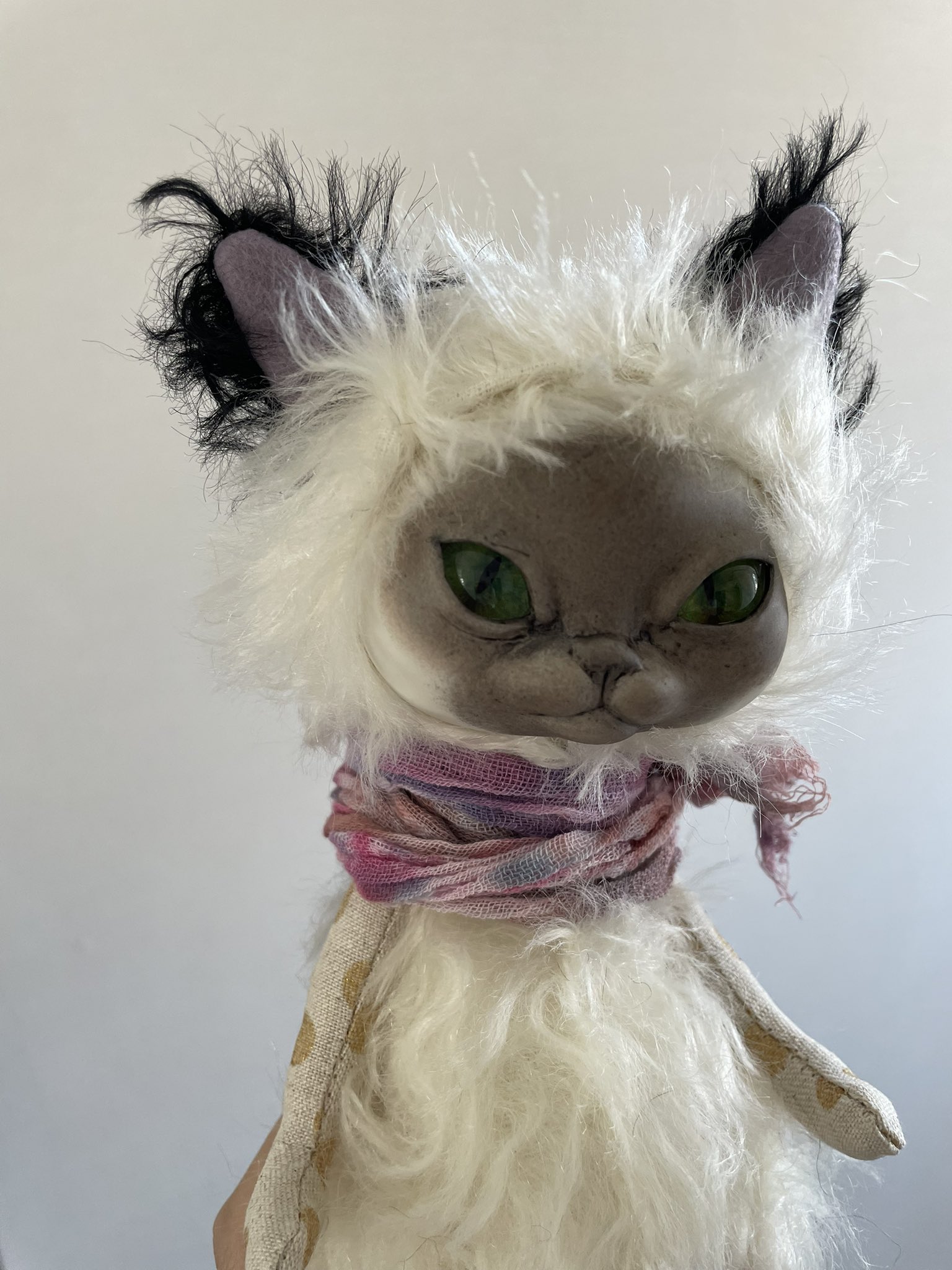 国内作家様　おにんぎょ屋　葉　猫？　キツネ？　アーティストドール　テディベア 🎪おにんぎょ屋 葉🎪 (@cat_doll_holic) / X
