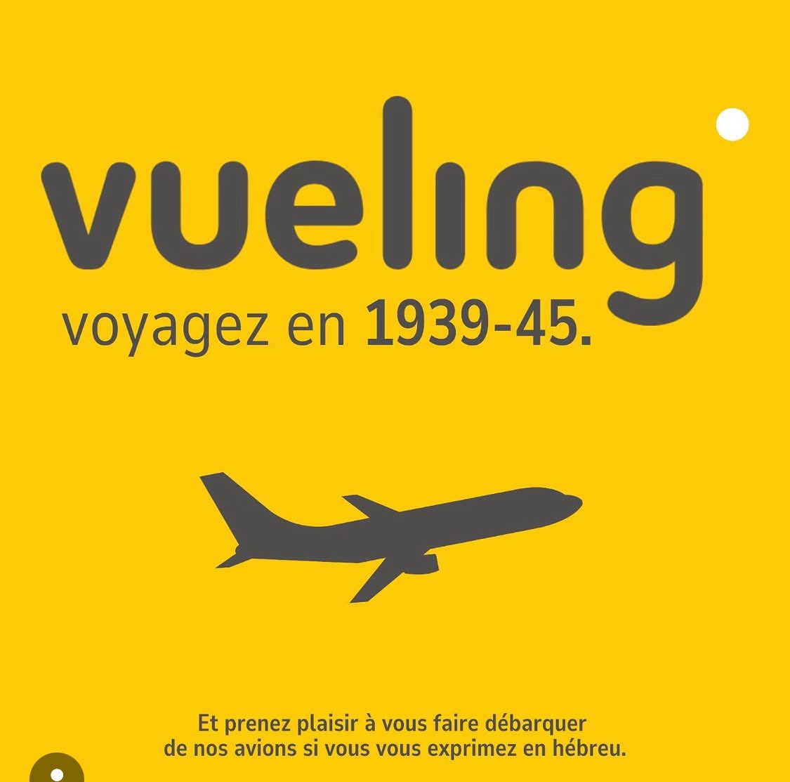Civil War (@civilwareth) on Twitter photo <a href="/vueling/">Vueling Airlines</a> the first airline to fly you back to 1939 so you can relive the golden years of ANTISEMITISM.
#BoycottVueling and make them bankrupt!!! <a href="/vueling/">Vueling Airlines</a> the first airline to fly you back to 1939 so you can relive the golden years of ANTISEMITISM.
#BoycottVueling and make them bankrupt!!!