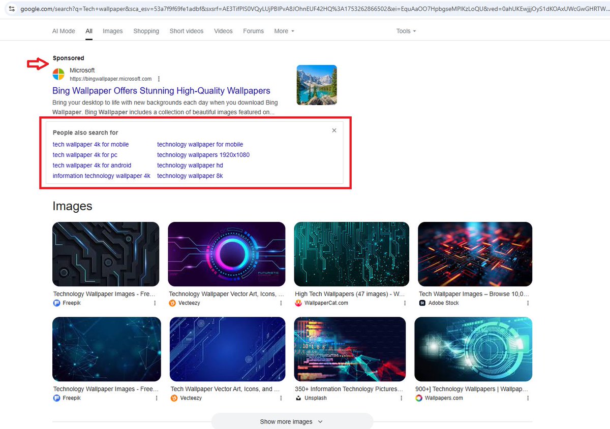 Sagar (@isagarbedi) on Twitter photo Links to Organic Results - "People Also Search For" Under Ads
Don't know if this is covered before or not, but found this yesterday :)
<a href="/rustybrick/">Barry Schwartz</a> <a href="/gaganghotra_/">Gagan Ghotra</a> <a href="/brodieseo/">Brodie Clark</a> <a href="/SERPalerts/">SERP Alert ⚡️</a> Links to Organic Results - "People Also Search For" Under Ads
Don't know if this is covered before or not, but found this yesterday :)
<a href="/rustybrick/">Barry Schwartz</a> <a href="/gaganghotra_/">Gagan Ghotra</a> <a href="/brodieseo/">Brodie Clark</a> <a href="/SERPalerts/">SERP Alert ⚡️</a>
