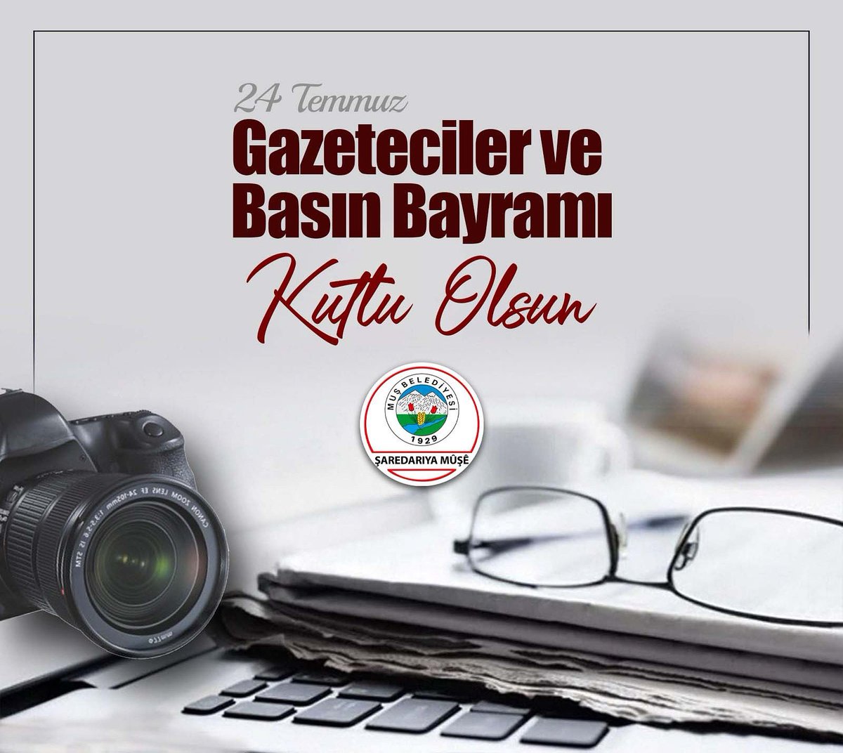 mus_bld's tweet image. 🗞️ 24 Temmuz Gazeteciler ve Basın Bayramı Kutlu Olsun!
“Özgür basın, özgür toplum demektir.”
