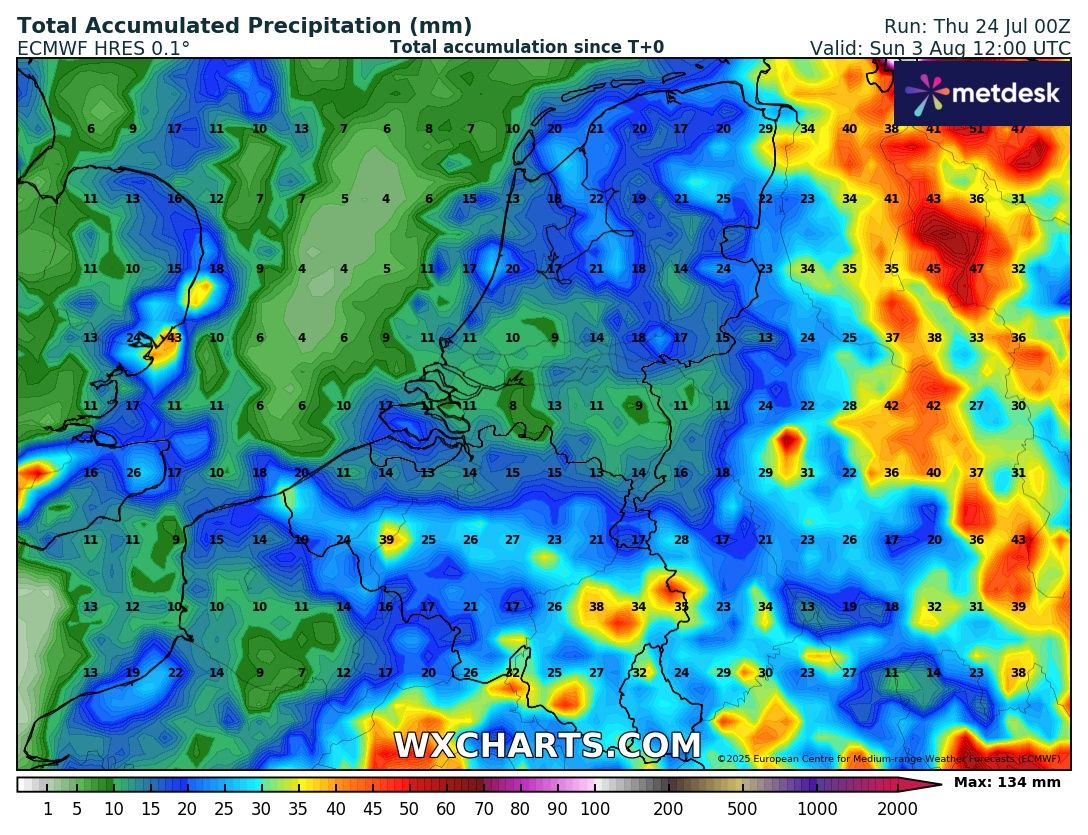 MeteoRoodescho1's tweet image. Vandaag en de komende dagen is het licht wisselvallig met kans op een enkele bui (niet meer van de hoosbuien zoals afgelopen dagen). De middagtemperatuur is ca 23 gr.