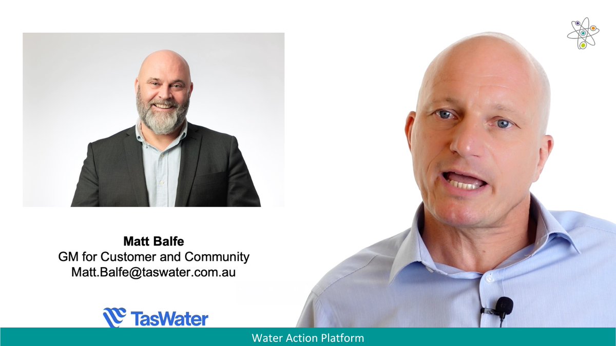 And now, on to TasWater’s Matt Balfe, to talk about their innovative outreach program.