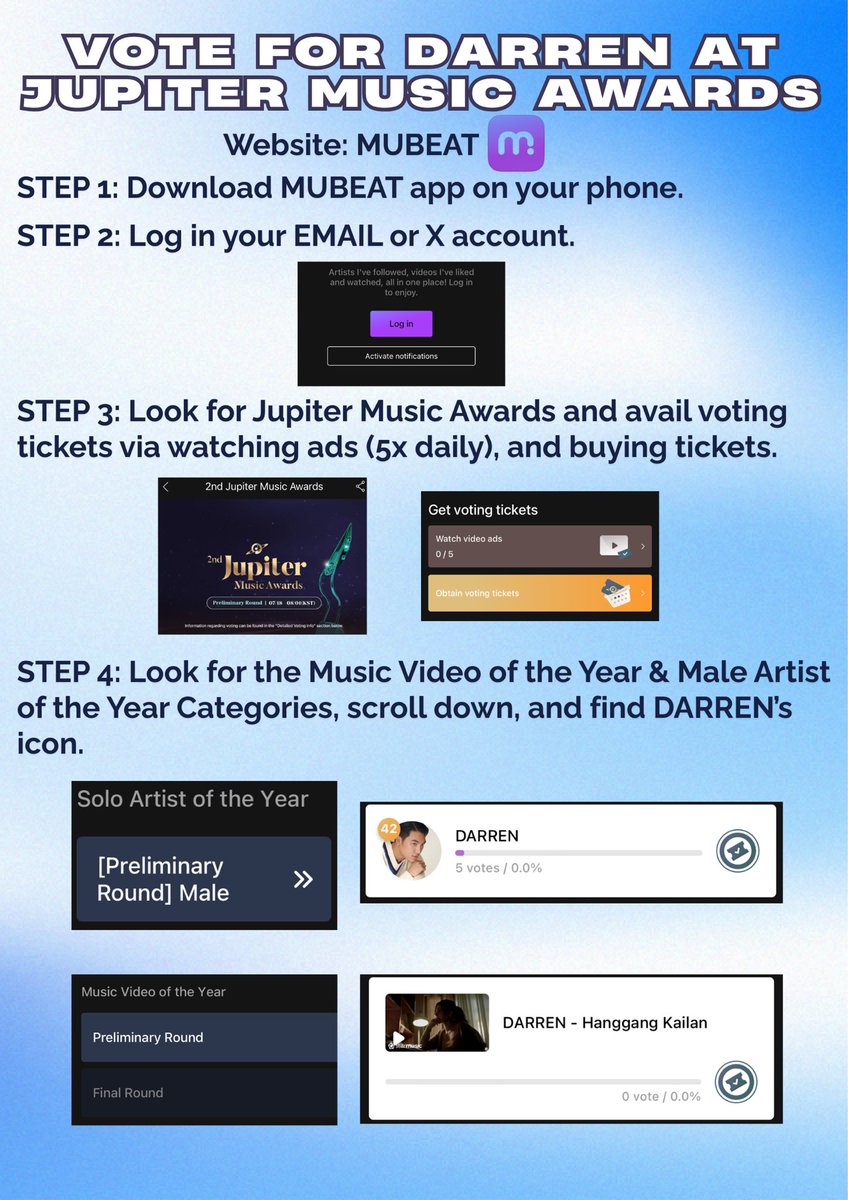 DARREN's Voting Team tweet media