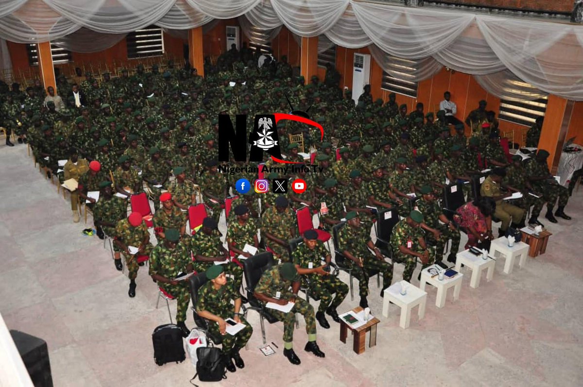 Security_Affair's tweet image. AHQ SENSITIZES 6 BRIGADE TROOPS ON HUMAN RIGHTS AND PROFESSIONAL CONDUCT

In its continued drive to promote professionalism and respect for human rights within the Nigerian Army, the Army Headquarters (AHQ), through the Department of Civil-Military Affairs (DCMA), organized a…