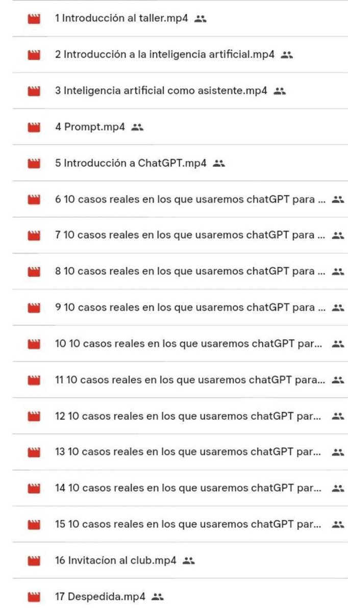 guiainglesa's tweet image. CURSO PRÁCTICO DE CHAT GPT APRENDE DESDE 0

drive.google.com/drive/mobile/f…