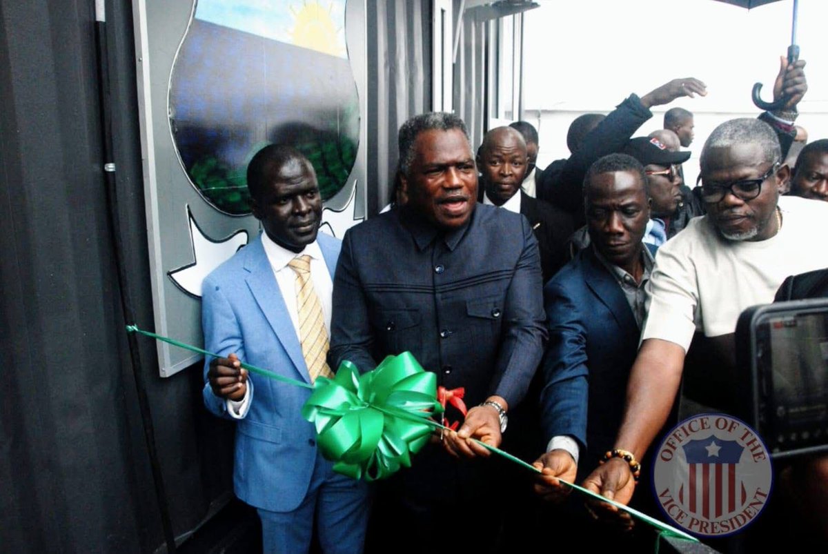 rafaelmgrossi's tweet image. Less than a month after my visit to 🇱🇷 Liberia, good to see the inauguration of the @EpaLiberia’s new national headquarters and lab in Monrovia for environmental protection.
@IAEAorg is proud to be a partner & looks forward to continuing to contribute to the country’s successes.