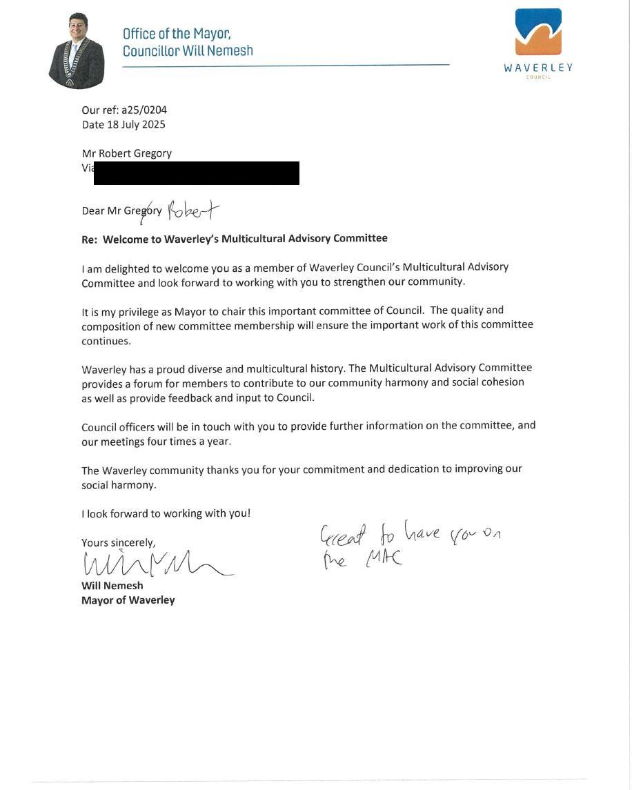 AltMediaWatch's tweet image. I would love to know why @WaverleyCouncil has put the President of the AJA on their Multicultural Advisory Committee considering the organisations links to Jewish terrorism & Israeli extremists?