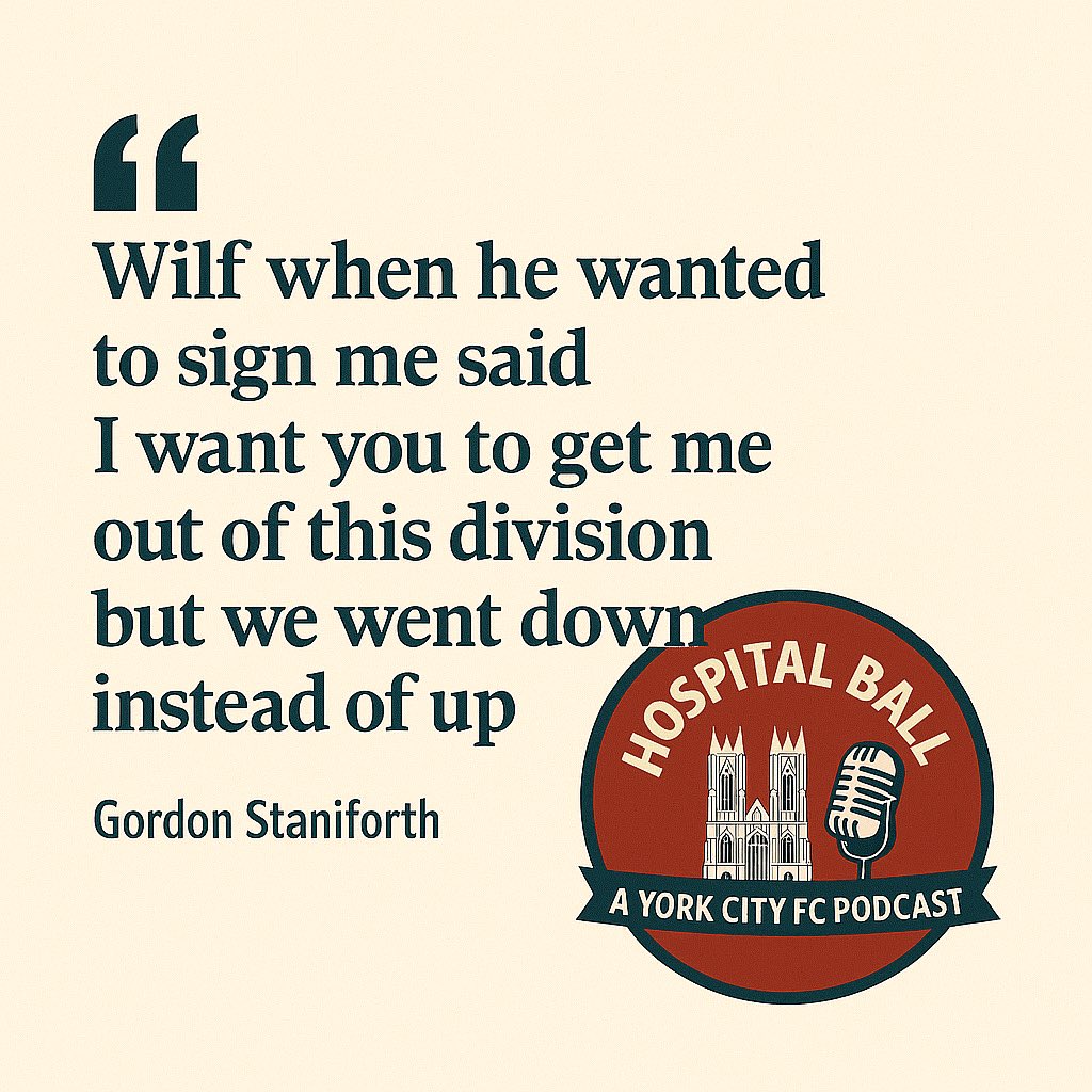 York Hospital Ball (@yorkhospball) on Twitter photo 🚨 New episode with #ycfc legend <a href="/Staniforth7/">Gordon Staniforth</a>
🏴 Representing country at schoolboy level
🏆 2x POTY
🏟️ Bootham Crescent memories
🆙 Promotion with #cufc
🟢 FA SF with #pufc
❤️ Family pride <a href="/lucystan37/">Lucy Staniforth-Wilson</a>
A brilliant insight into a fantastic career 👇
yorkhospitalball.captivate.fm/episode/gordon… 🚨 New episode with #ycfc legend <a href="/Staniforth7/">Gordon Staniforth</a>
🏴 Representing country at schoolboy level
🏆 2x POTY
🏟️ Bootham Crescent memories
🆙 Promotion with #cufc
🟢 FA SF with #pufc
❤️ Family pride <a href="/lucystan37/">Lucy Staniforth-Wilson</a>
A brilliant insight into a fantastic career 👇
yorkhospitalball.captivate.fm/episode/gordon…
