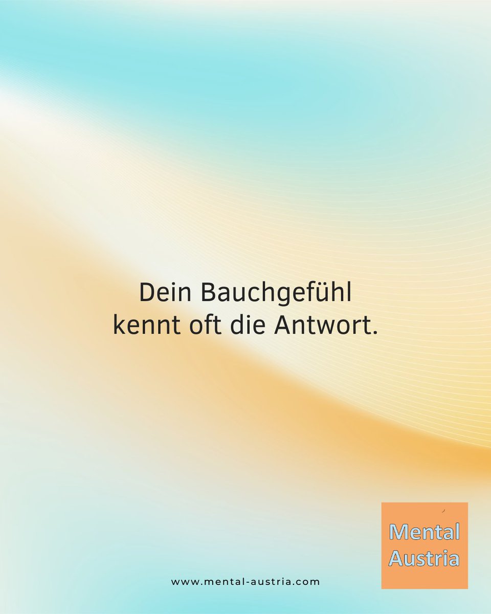 Ich erlebe immer wieder, wie kraftvoll die innere Stimme sein kann – wenn man sie zulässt.
Oft sind es die leisen Impulse, die uns auf den richtigen Weg führen.

#Intuition #Bauchgefühl

#MichaelDeutschmann
#MentaleStärke &amp; #Veränderung
#ChangeManagement #mentaleResilienz