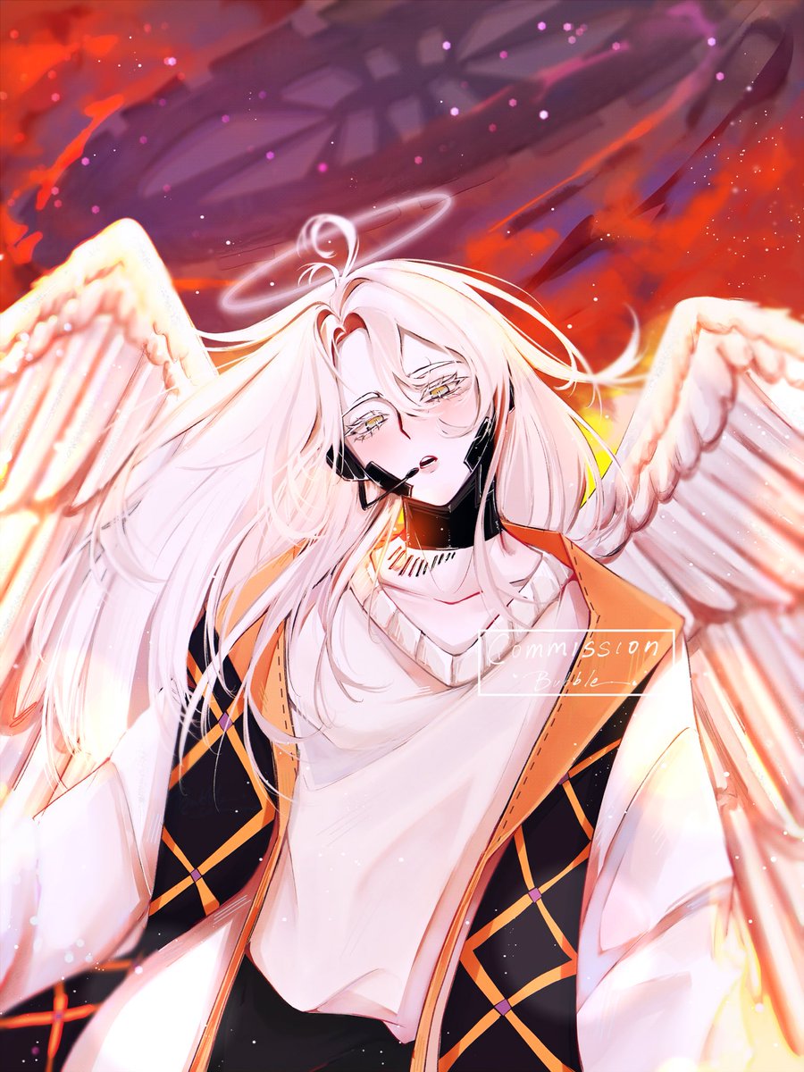 ahihdew's tweet image. โหโฟหยฐ Half body commission
#commissionart #vgen