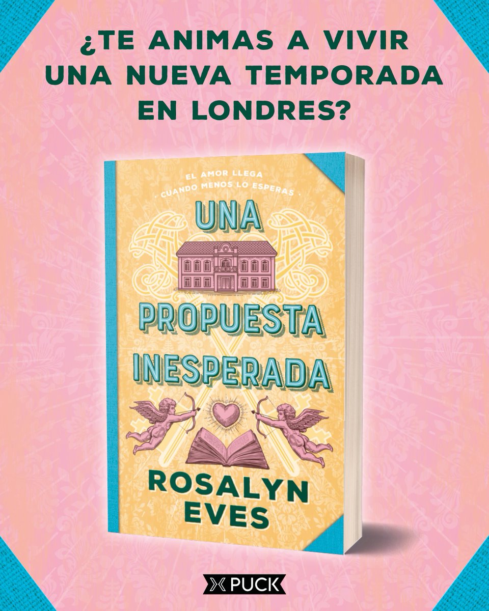 Puck España (@puck_ed) on Twitter photo ¡No os perdáis #UnaPropuestaInesperada de <a href="/RosalynEves/">Rosalyn Eves</a>!🪶👒
Una historia en la que la independencia femenina no cede ante la búsqueda del amor y que captura a la perfección la chispa de Londres y la emoción de la amistad.✨💐💛
¡Ya a la venta!📖
✒️Traducción de <a href="/lauramorcab/">Laura Moreda</a>. ¡No os perdáis #UnaPropuestaInesperada de <a href="/RosalynEves/">Rosalyn Eves</a>!🪶👒
Una historia en la que la independencia femenina no cede ante la búsqueda del amor y que captura a la perfección la chispa de Londres y la emoción de la amistad.✨💐💛
¡Ya a la venta!📖
✒️Traducción de <a href="/lauramorcab/">Laura Moreda</a>.