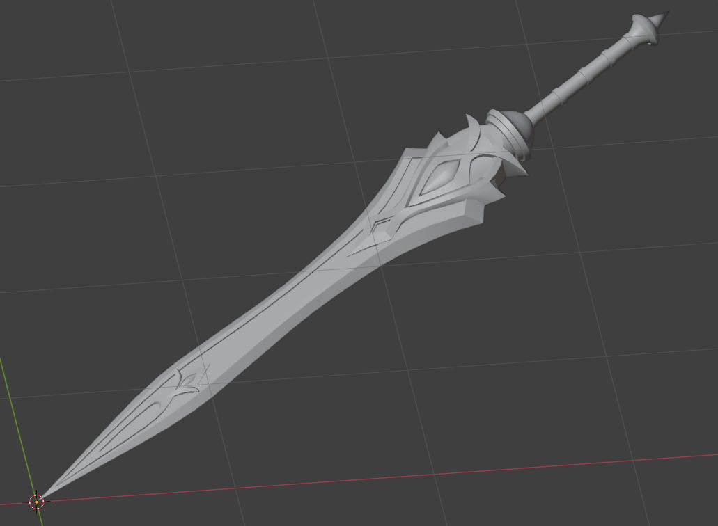 mogenun's tweet image. 配膳モチーフ武器作ったらカヴェの大剣作りたくなるじゃない…！