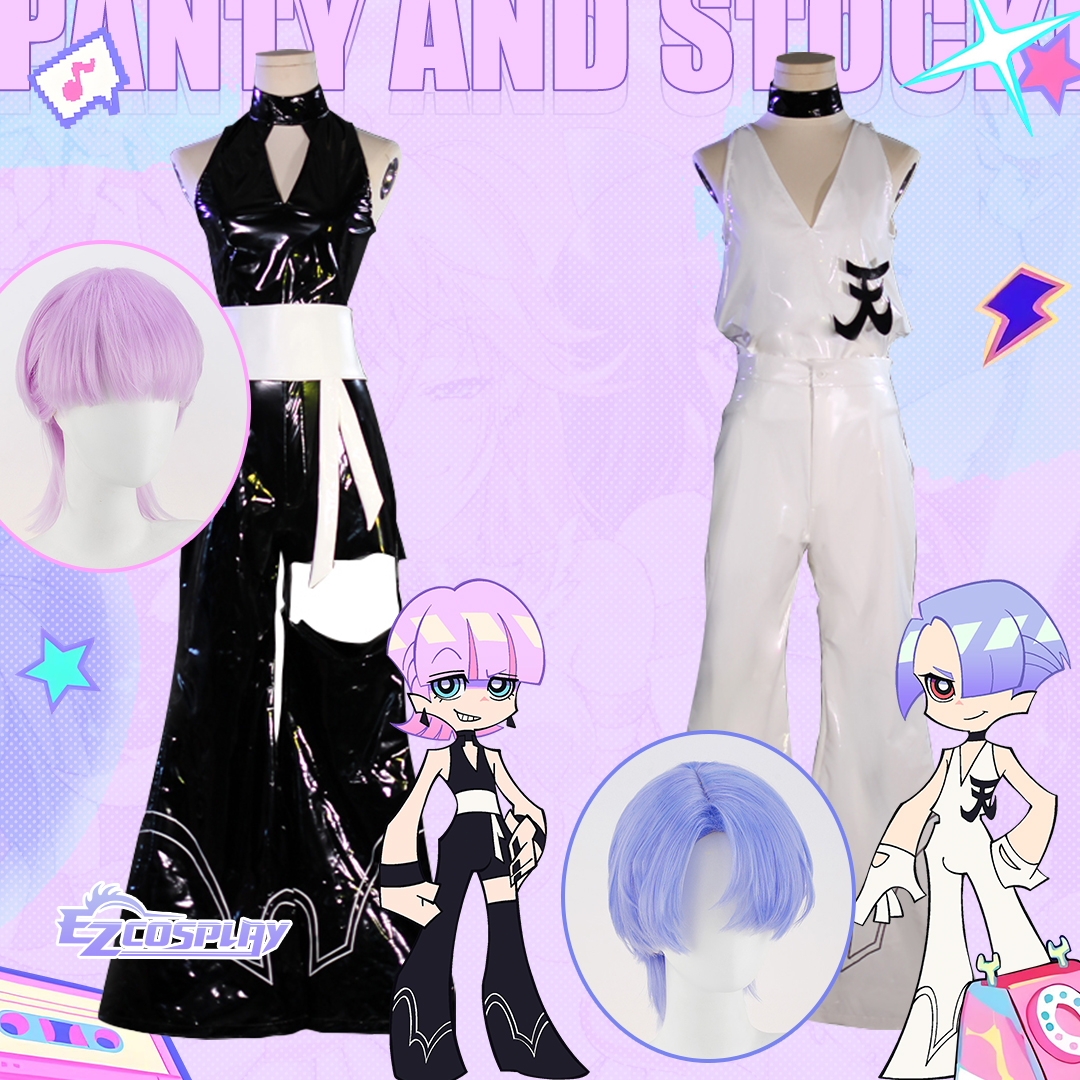 ezcosplay_com's tweet image. "We're lowkey new Angels - Newgen Angels!" - Polyester & Polyurethane, new characters in New Panty & Stocking with Garterbelt✨
🖤#Polyurethane:ECUS02534GXY + EWIG3154GXY
🤍#Polyester:ECUS02745GXY + EWIG3155GXY
#pantyandstockingwithgarterbelt #cosplay #wigs