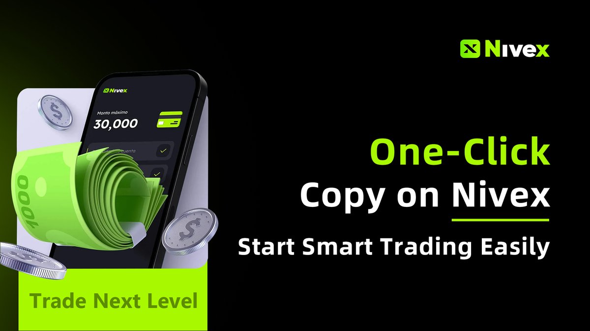 nx_Labs's tweet image. ✨ New to trading? No worries!
With Nivex's copy trading, you can follow top traders and benefit from their experience. 💡
Whether you're a beginner or seasoned investor, Nivex has your back. 🔥
👤 Copy with confidence. Trade like a pro.
#Nivex #CopyTrading #SmartTrading…