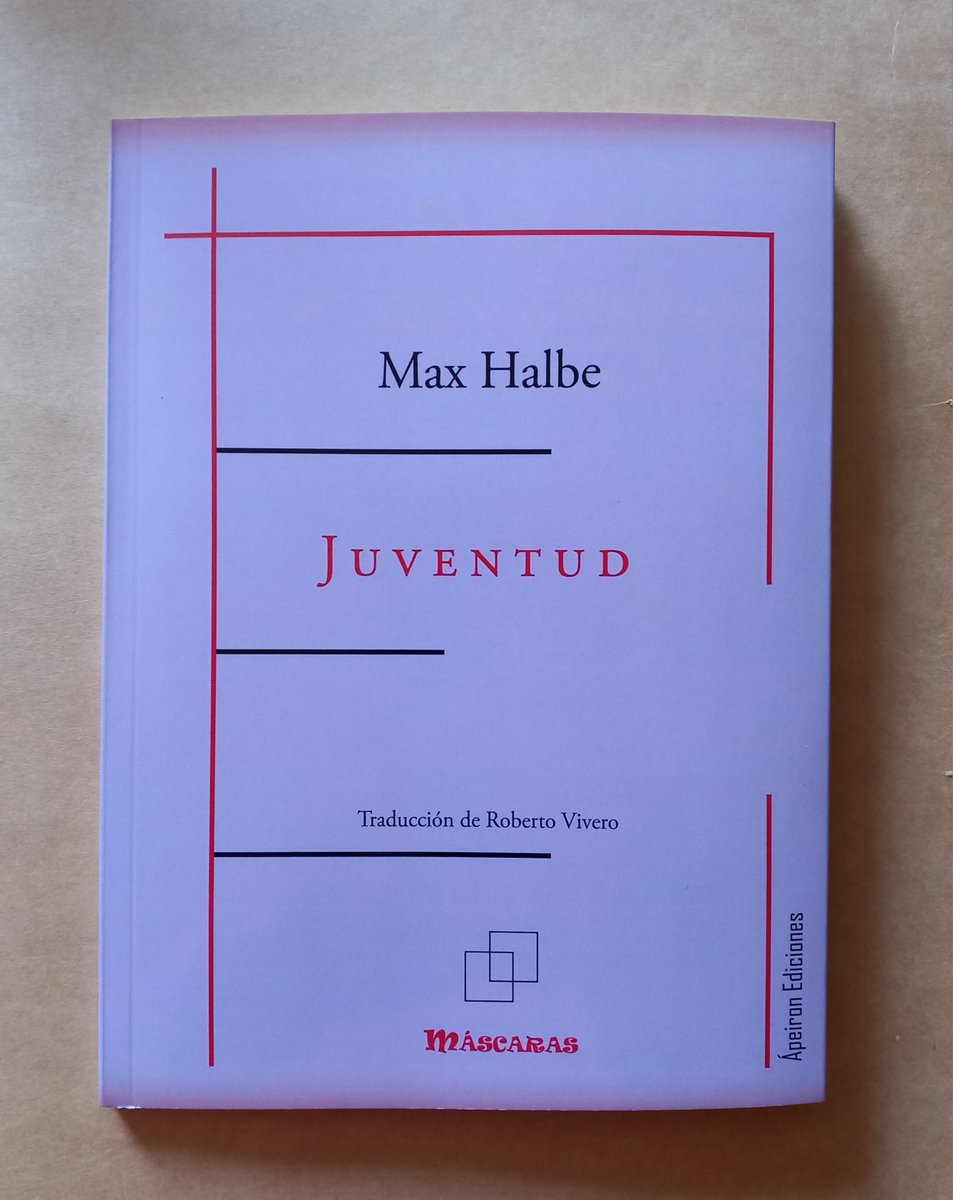 Manuel Fernández Labrada (@saltus_altus) on Twitter photo En su incansable tarea de traducir importantes textos teatrales alemanes, inéditos en nuestra lengua, Roberto VIVERO nos brinda ahora la posibilidad de leer el drama «JUVENTUD» (1893), de Max HALBE (1865-1944): un éxito rotundo de público en su momento. En <a href="/ApeironEdicion/">Ápeiron Ediciones</a> (2025). En su incansable tarea de traducir importantes textos teatrales alemanes, inéditos en nuestra lengua, Roberto VIVERO nos brinda ahora la posibilidad de leer el drama «JUVENTUD» (1893), de Max HALBE (1865-1944): un éxito rotundo de público en su momento. En <a href="/ApeironEdicion/">Ápeiron Ediciones</a> (2025).