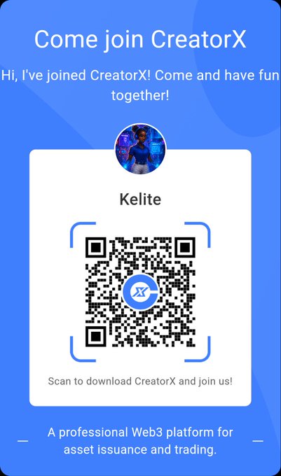 KeliteからのQRコード付きCreatorX招待