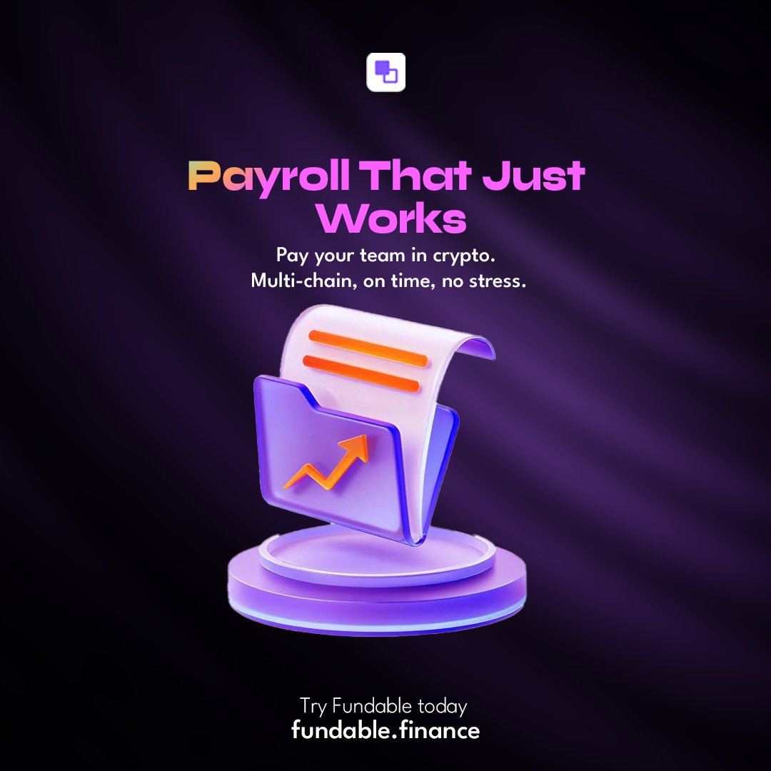 FundableHQ's tweet image. Managing crypto payments for your team shouldn't feel like rocket science. Between juggling multiple wallets, dealing with failed transactions, and trying to figure out which chain to use, payroll day has become everyone's least favorite day
That's exactly why we built…