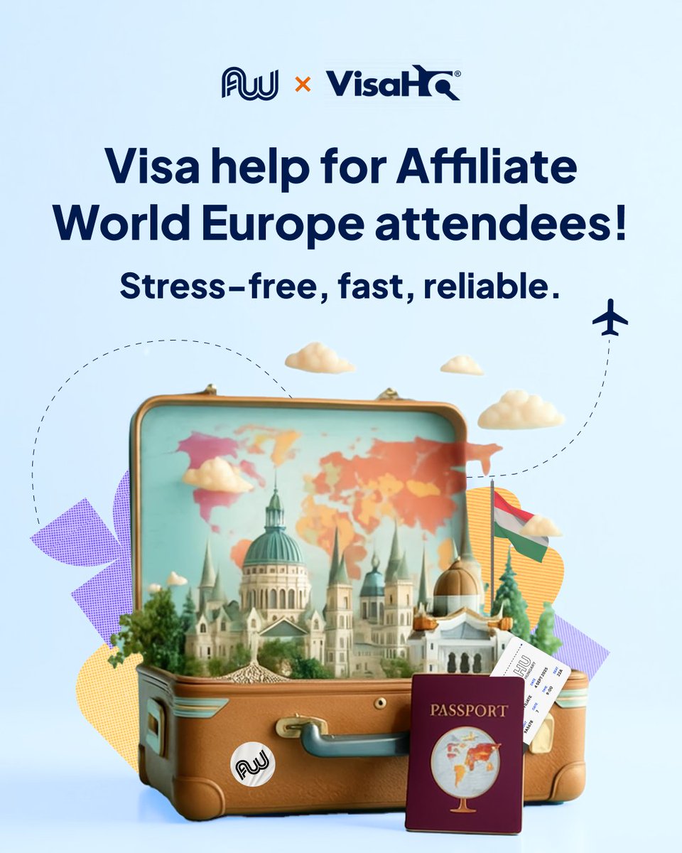 Need a visa for Affiliate World Europe?

We’ve partnered with VisaHQ to offer fast, accurate, and stress-free visa services for our global attendees.

Here’s why VisaHQ is better than DIY:
✔️ Expert guidance on what documents you actually need
✔️ No embassy confusion or missteps
