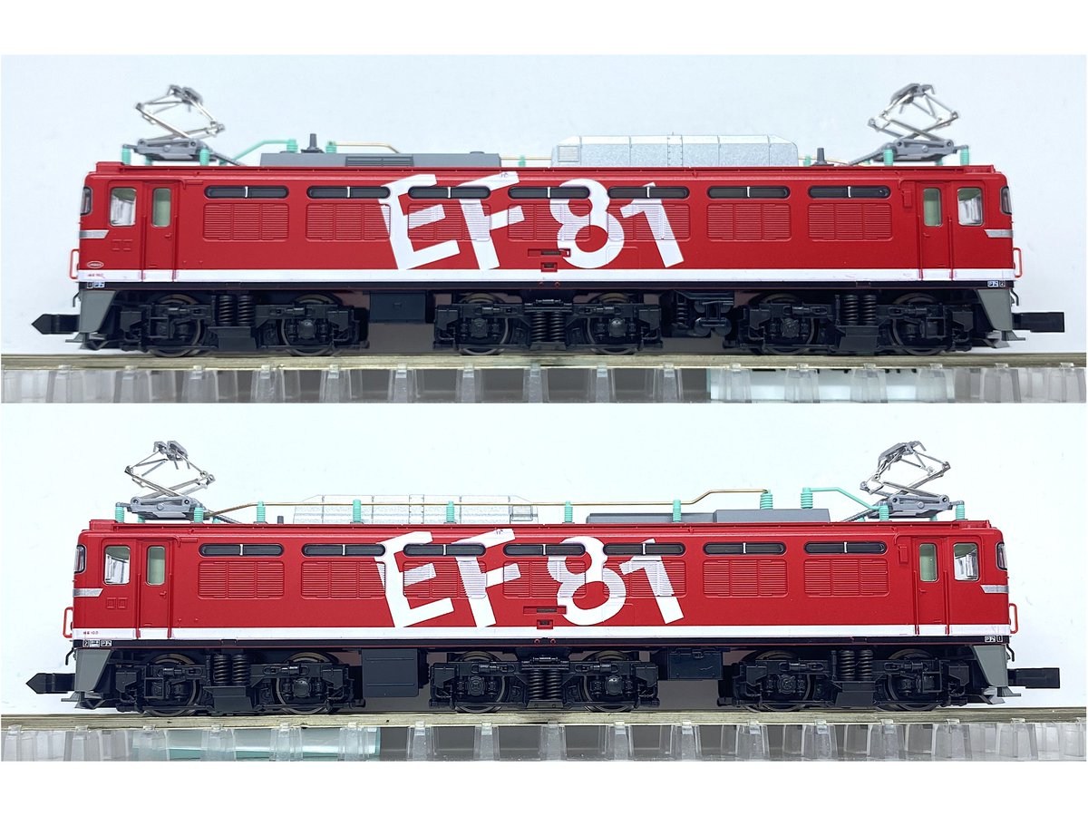 ngauge_jp's tweet image. KATO 3066-F EF81 95 レインボー塗装機が着きました

製品画像です。ご参考までに