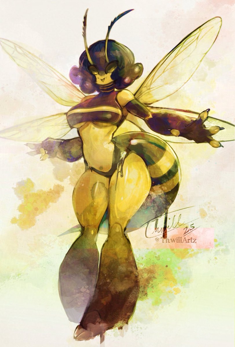 ThwillArtz's tweet image. Waspy Goobug -🐝
Don't look at her right hand - #goobug