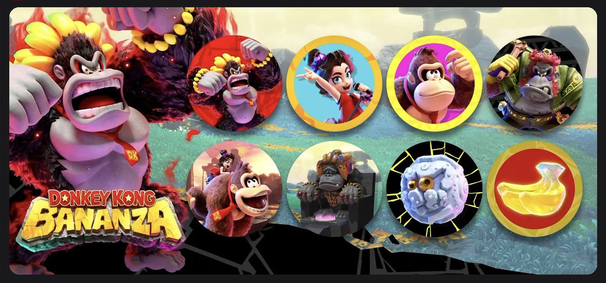 NintendHOME's tweet image. 🕹 Nintendo Switch Online – Les icônes Super Mario Party Jamboree disponible l’année dernière sont de retour pendant 4 semaines avec de nouveaux avatars de l’extension Jamboree TV. Et bien sûr, le deuxième set d’icônes Donkey Kong Bananza est aussi de la partie !