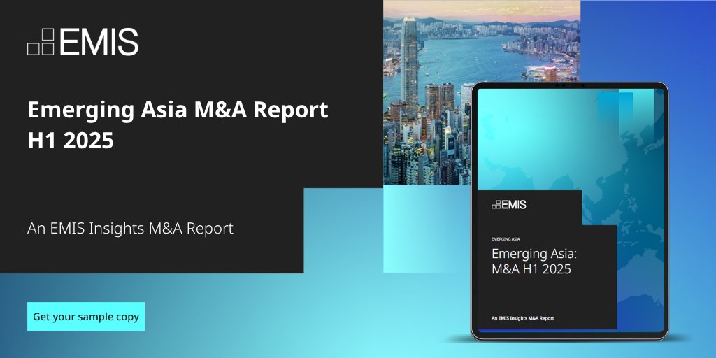 EMIS -  Emerging Asia M&amp;A H1 2025 sample report provides comprehensive M&amp;A insights. 𝐃𝐨𝐰𝐧𝐥𝐨𝐚𝐝 𝐲𝐨𝐮𝐫 𝐬𝐚𝐦𝐩𝐥𝐞: eu1.hubs.ly/H0lYM3v0

Join us on July 31 for an insightful panel discussion webinar. 𝗥𝗲𝗴𝗶𝘀𝘁𝗲𝗿 𝗻𝗼𝘄: eu1.hubs.ly/H0lYLlN0

#EmergingAsia