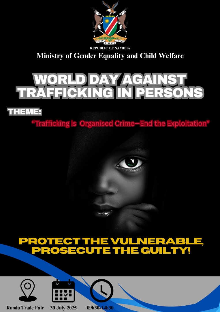 GRN_Namibia's tweet photo. Child trafficking is a serious human rights violation where children are unlawfully recruited, transported, or sold for exploitation. Ending child trafficking requires strong laws, awareness and community protection efforts. https://t.co/UT1ElqofAw