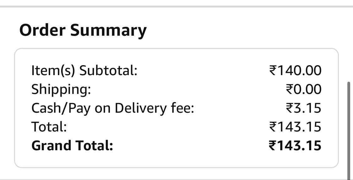 Boogyman_21's tweet photo. Hey @amazonIN, as a Prime member:
•Charged for shipping
•COD fee added
•Marketplace fee
•Partial refunds
•Ads on Prime Video unless I pay more?
Adding screenshots for proofs.
What’s the point of Prime? Totally unfair. #Amazon #PrimeMember https://t.co/ZD39Viavv3
