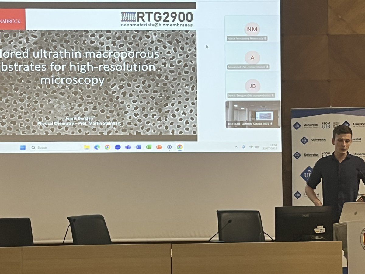 Lluis F. Marsal (@lluismarsal) on Twitter photo 4th NETPORE Summer Training School, Palma, Mallorca, Spain 🇪🇸 #NETPORE
Great session featuring PhD student presentations!
Impressive work, engaging discussions, and lots of promising research ahead.
<a href="/COST_NETPORE/">NETPORE</a>, CA20126, <a href="/COSTprogramme/">COST</a>, <a href="/UIBuniversitat/">Universitat de les Illes Balears - UIB</a>, <a href="/universitatURV/">Universitat Rovira i Virgili</a> 4th NETPORE Summer Training School, Palma, Mallorca, Spain 🇪🇸 #NETPORE
Great session featuring PhD student presentations!
Impressive work, engaging discussions, and lots of promising research ahead.
<a href="/COST_NETPORE/">NETPORE</a>, CA20126, <a href="/COSTprogramme/">COST</a>, <a href="/UIBuniversitat/">Universitat de les Illes Balears - UIB</a>, <a href="/universitatURV/">Universitat Rovira i Virgili</a>
