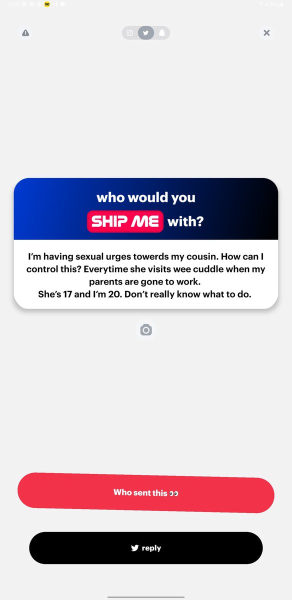 BlessedGirl001's tweet image. If you like your life, you will avoid her at all cost. INCEST is a curse on its own. She's 17, and cuddling with her has no reasonable explanation. FLEE FROM THIS TEMPTATION cos if you finally allow your penis decide for you, you will face the consequences.