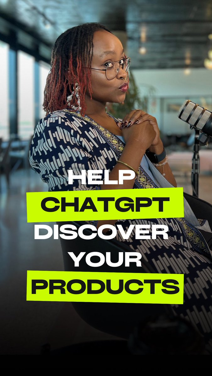 Nyandia_G's tweet image. Ranking on Google is great - but ranking on ChatGPT? That’s the future.
OpenAI just launched a Product Search Discovery Form - and if you’re building anything (a course, tool, brand, app, service), this is your chance to be included in ChatGPT’s product search experience.
What…