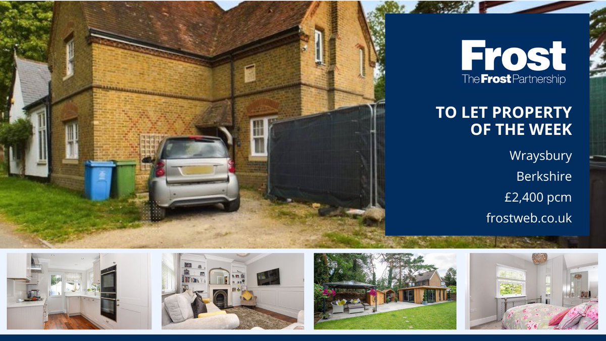 The Frost Partnership are pleased to present this superb 3-bedroom #semidetached #charactercottage with sash windows &amp; high ceilings. #OldBowryCottage is situated in the heart of the #village, within a short walk of #Wraysbury train station. Learn more: buff.ly/GInGYrZ