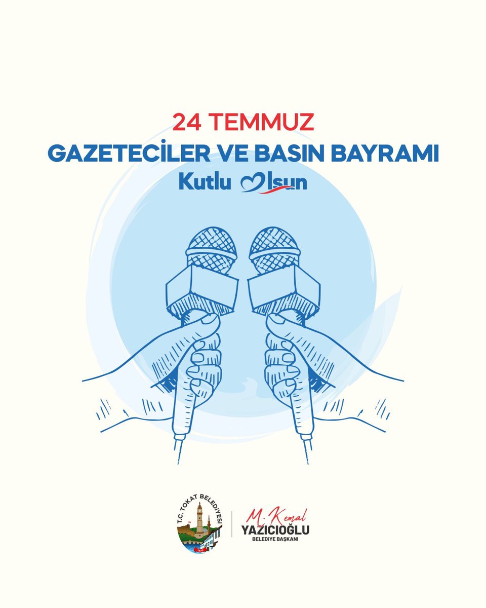 mkyazicioglutr's tweet image. Halkımızın haber alma hakkı doğrultusunda, doğru, tarafsız ve ilkeli bir anlayışla kamuoyunu bilgilendirme görevini büyük bir özveriyle sürdüren tüm basın mensuplarımızın #24Temmuz Gazeteciler ve Basın Bayramı’nı kutluyorum.