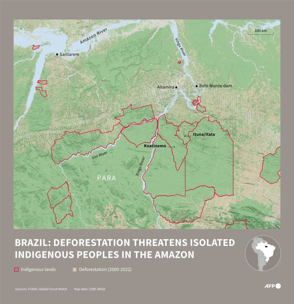 Proof of life: tracking elusive Amazon group to save their land.

Glimpses of individuals are rare proof of a nameless, elusive Indigenous community who live in the Ituna/Itata region, one of dozens of so-called "uncontacted" communities believed to roam the world's biggest