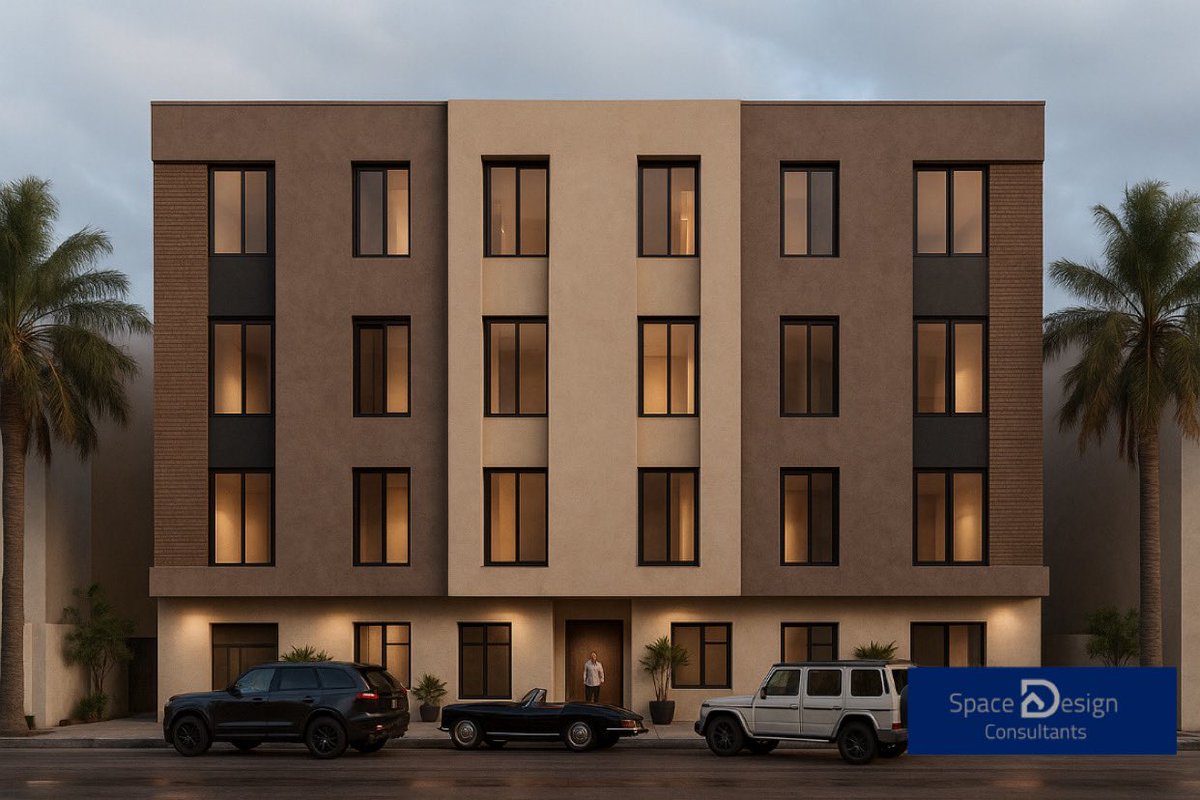 تصميم عمارة سكني يجمع بين الحداثة والسكينة.

ابراز الجمال في البساطة واجهات أنيقة، نوافذ ممتدة تسمح للضوء الطبيعي بالدخول، وتوزيع داخلي ذكي يجعل كل زاوية مترابطة مع الأخرى،
كل تفصيلة مدروسة، وكل مساحة لها معنى.

#معماري
#تصميم
#سبيس_ديزاين