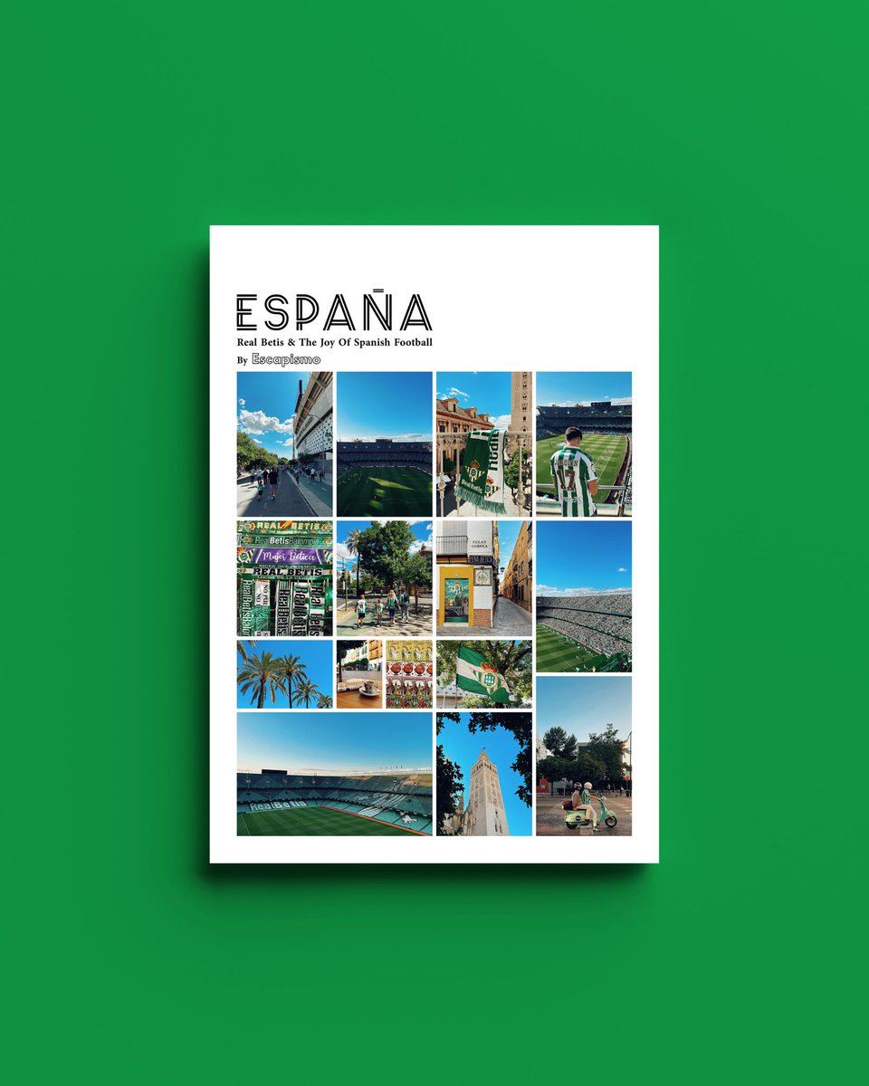 Escapismo Magazine ๐ (@escapismomag) on Twitter photo Introducing our brand new special edition magazine: Espaรฑa ๐ช๐ธ Celebrating <a href="/RealBetis/">Real Betis Balompiรฉ ๐ด๐</a> & the joy of Spanish football ๐โฝ๏ธ
We travelled to Seville to tell the story of one of Spanish footballโs institutions of the game ๐๐ค๐
Pre-order here:ย bit.ly/46kYvoZ Introducing our brand new special edition magazine: Espaรฑa ๐ช๐ธ Celebrating <a href="/RealBetis/">Real Betis Balompiรฉ ๐ด๐</a> & the joy of Spanish football ๐โฝ๏ธ
We travelled to Seville to tell the story of one of Spanish footballโs institutions of the game ๐๐ค๐
Pre-order here:ย bit.ly/46kYvoZ