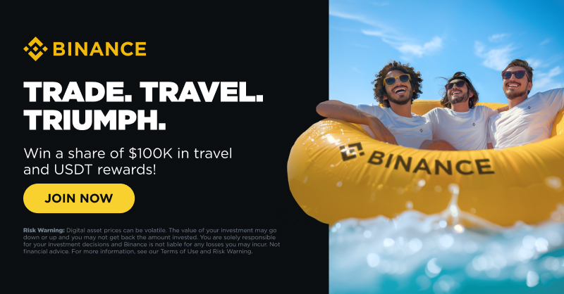 BinancePk's tweet image. Trade. Travel. Triumph.

Binance Summer Slam is live across MENA!

🏆 $100K in rewards
🌍 VIPs win $10K trip + $5K USDT
📈 Spot &amp;amp; Futures leaderboards
🎁 First-time trader rewards

*T&amp;amp;Cs Apply

Start now 👉short-link.me/14mhk

#BinanceSummerSlam #TradeToTravel