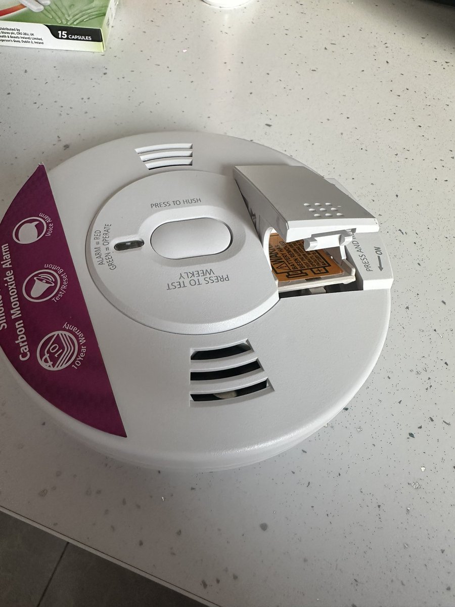 Sometimes it is useful to be going a bit mutton. Seemingly this alarm was beeping all night and saying, in a rather odd American accent ‘Battery Low’. Well I never heard anything and had a lovely nights sleep.