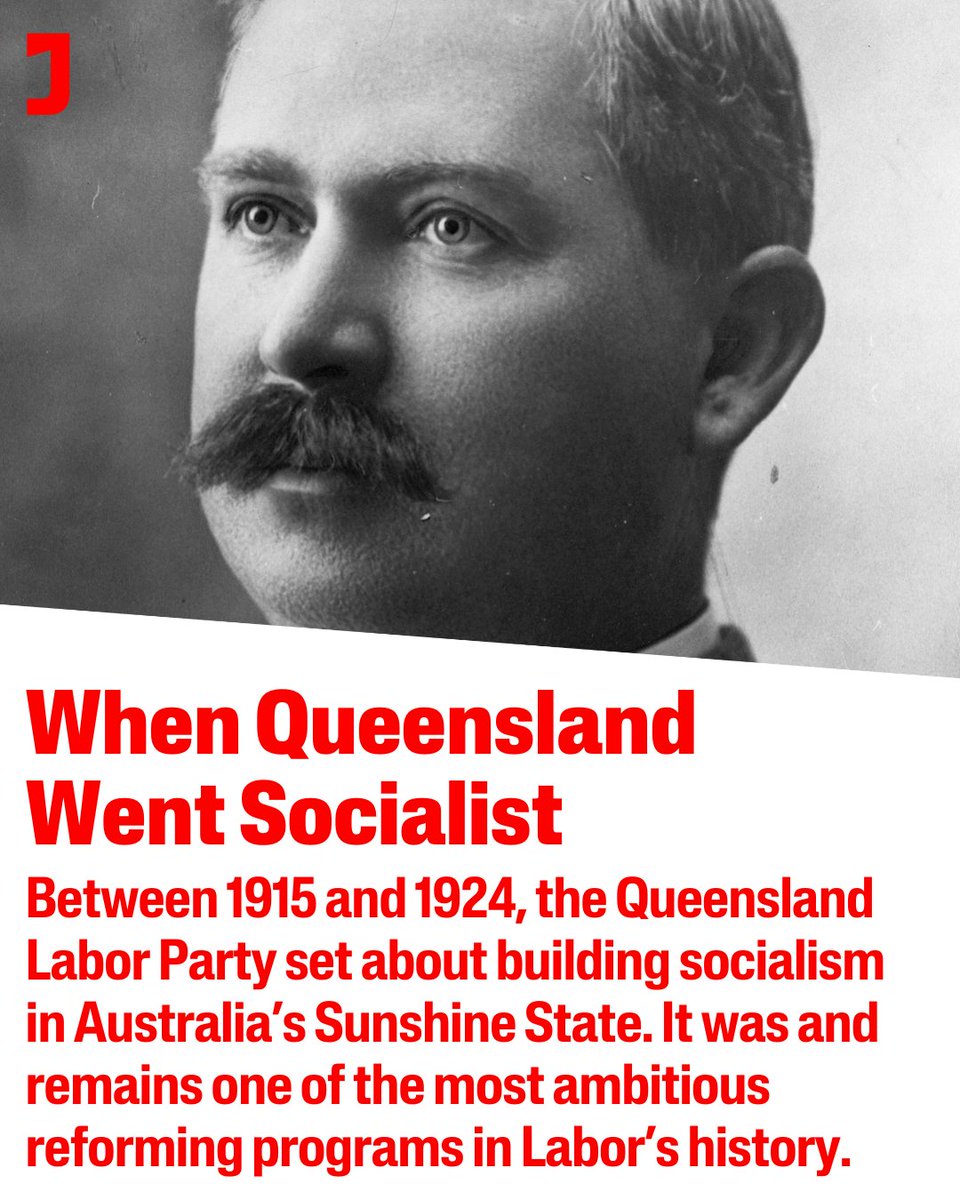 JacobinAust's tweet image. Few today associate Queensland with socialism.

But in the 1920s, Labor governments implemented ambitious reforms, nationalising key industries and challenging large landowners and the British bankers who backed them. Read more at... jacobin.com/2025/07/queens…