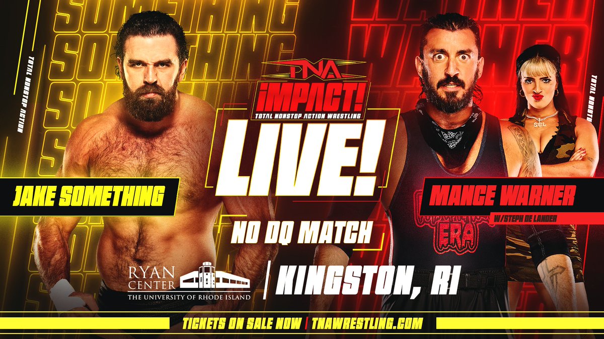ThisIsTNAUK's tweet image. Tonight's iMPACT! LIVE (or on demand) on TNA+:
⭐️ Joe Hendry one-on-one with Mike Santana.
⭐️ We will hear from TNA Knockouts World Champion and NXT Women's Champion Jacy Jayne.
⭐️ Mance Warner goes No DQ with Jake Something.
⭐️ New TNA X-Division Champion Leon Slater speaks.