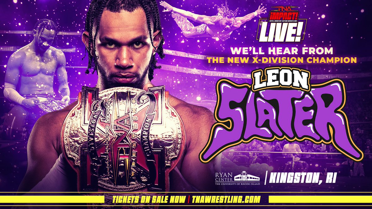 ThisIsTNAUK's tweet image. Tonight's iMPACT! LIVE (or on demand) on TNA+:
⭐️ Joe Hendry one-on-one with Mike Santana.
⭐️ We will hear from TNA Knockouts World Champion and NXT Women's Champion Jacy Jayne.
⭐️ Mance Warner goes No DQ with Jake Something.
⭐️ New TNA X-Division Champion Leon Slater speaks.