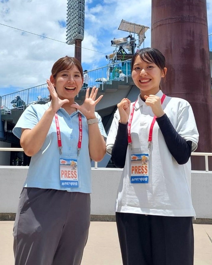 kkb5mobile's tweet image. 「めざせ‼︎甲子園 第107回全国高等学校野球選手権鹿児島大会 準決勝」ご覧いただきありがとうございました⚾️
決勝戦(#神村学園 - #れいめい )の放送は7月26日土曜日予定📺🔥
#下鶴琴音 アナ、 #長友陽奈子 アナは決勝でもベンチリポートを担当します🎤お楽しみに!
#KKB高校野球