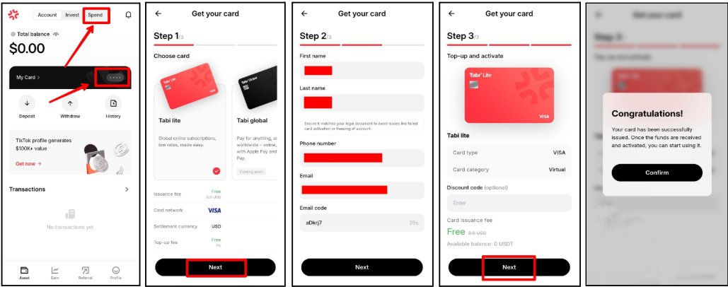 Here is a quick guide regarding the TabiPay on <a href="/Tabichain/">Tabi 💢</a>

1. Go to app.tabipay.net on Chrome — turn on desktop mode and add to home.

2. Log into tiktok.com in the same browser. Keep that tab open.

3. Back to TabiPay — login with TikTok, enter your invite