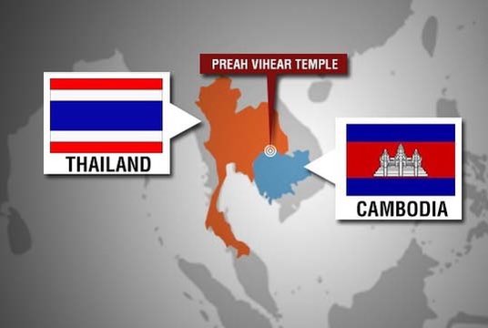 IndicSocietee's tweet image. Two Buddhist Nations fighting over a Shiva Temple. The temple is not just a religious site but a symbol of national pride for both countries
👉 In 1962, ICJ awards the Khmer era Preah Vihear Temple to Cambodia
👉 Ownership of surrounding land (4.6 sq km) was left ambiguous,…